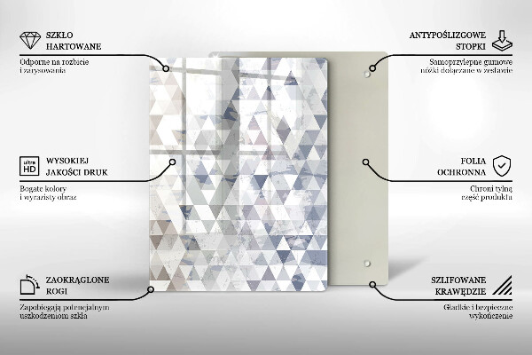 Glasskärbräda Abstraktion av former