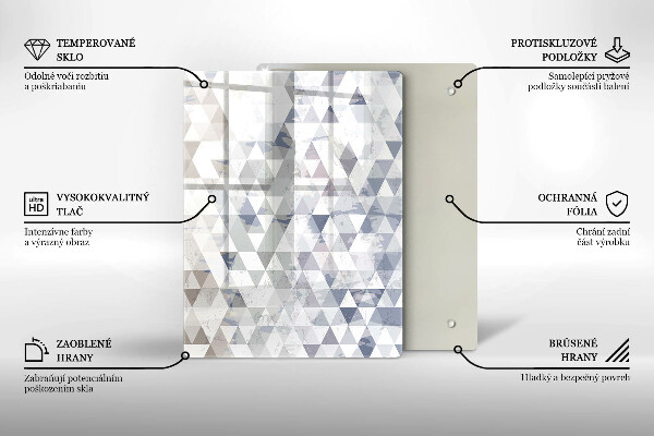 Glasskärbräda Abstraktion av former