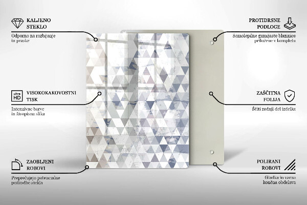 Glasskärbräda Abstraktion av former