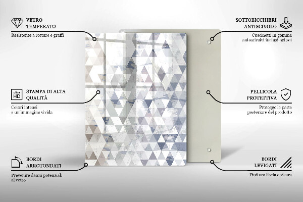 Glasskärbräda Abstraktion av former