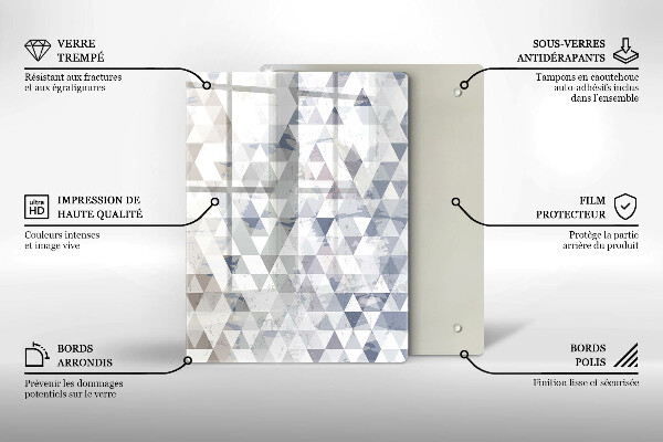 Glasskärbräda Abstraktion av former