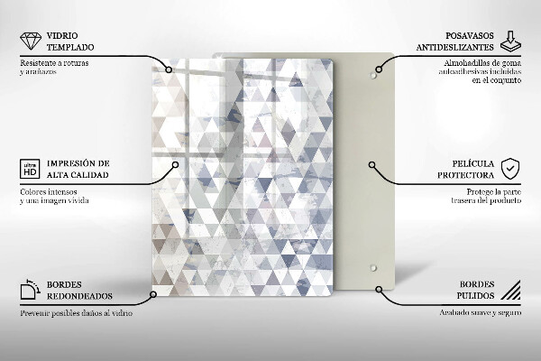 Glasskärbräda Abstraktion av former