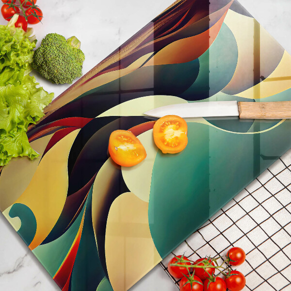 Glasskärbräda Abstraktion av former