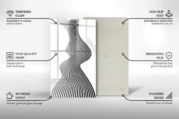 Glasskärbräda Linjär abstraktion