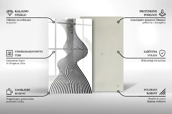 Glasskärbräda Linjär abstraktion