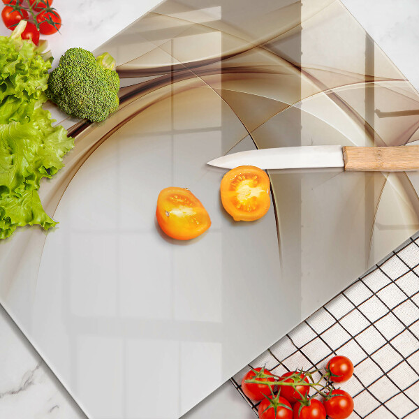 Glasskärbräda Abstraktionsformer