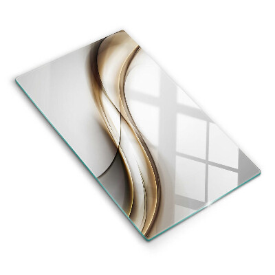 Glasskärbräda Mjuka linjer abstrakt