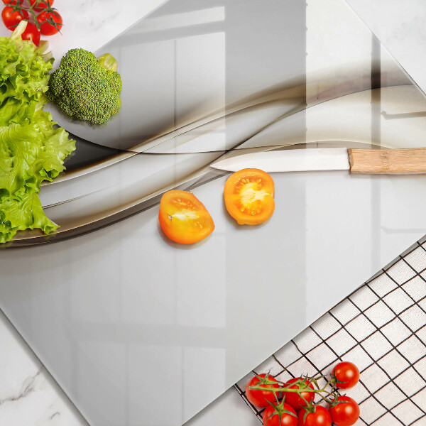 Glasskärbräda Mjuka linjer abstrakt