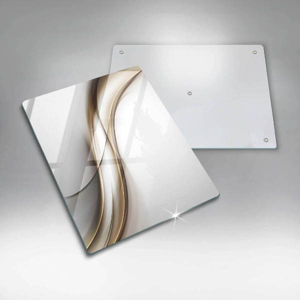 Glasskärbräda Mjuka linjer abstrakt