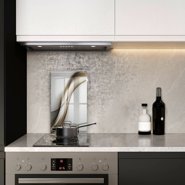 Glasskärbräda Mjuka linjer abstrakt