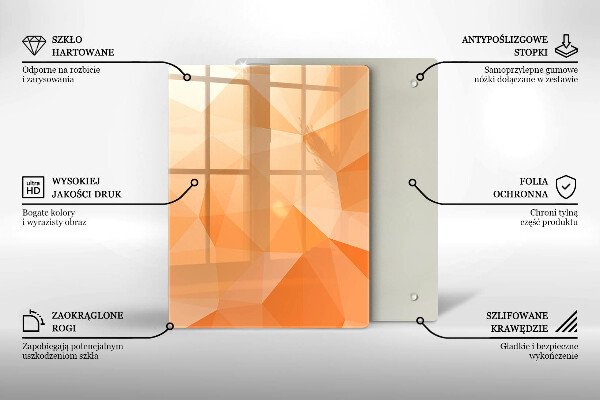 Glasskärbräda Marinblå abstraktion