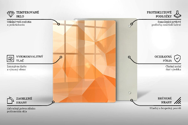 Glasskärbräda Marinblå abstraktion