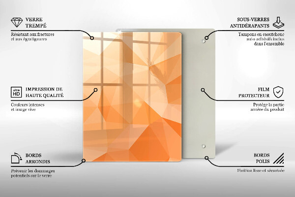 Glasskärbräda Marinblå abstraktion