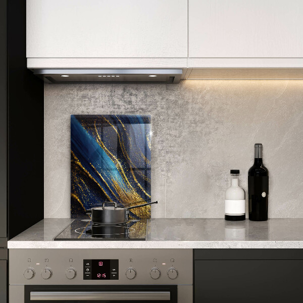 Glasskärbräda Marinblå abstraktion