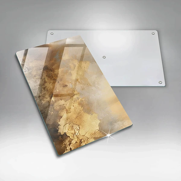Glasskärbräda med rik textur