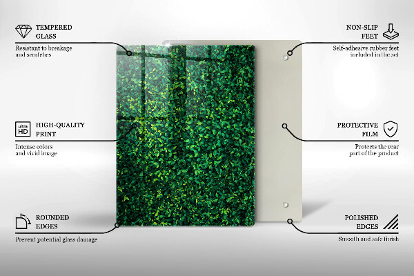 Glasskärbräda Kaffebönor