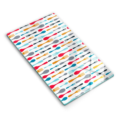 Glasskärbräda Sked illustration