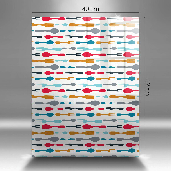 Glasskärbräda Sked illustration