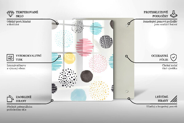 Glasskärbräda Sked illustration