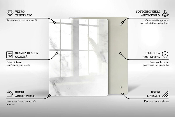 Glasskärbräda Kaffebönor