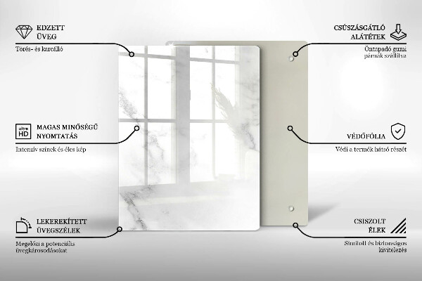 Glasskärbräda Kaffebönor