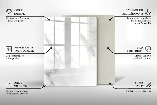 Glasskärbräda Kaffebönor