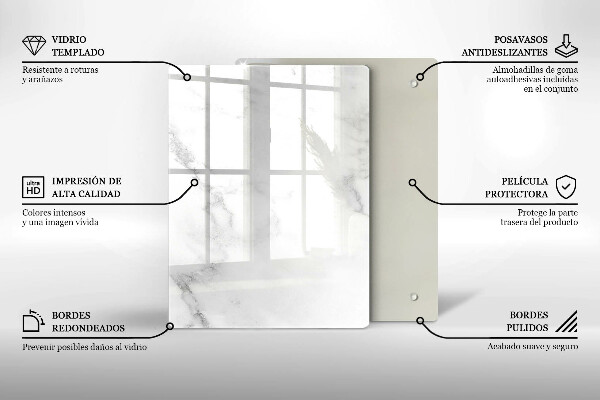 Glasskärbräda Kaffebönor