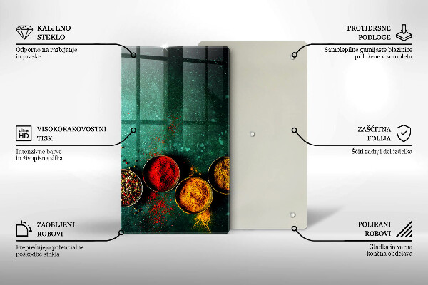 Glasskärbräda Orientaliska kryddor