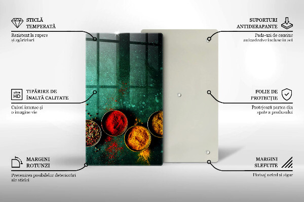 Glasskärbräda Orientaliska kryddor