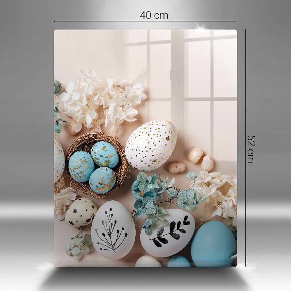 Glasskärbräda Påskdekorationer