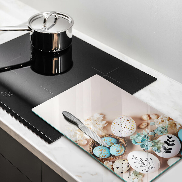 Glasskärbräda Påskdekorationer