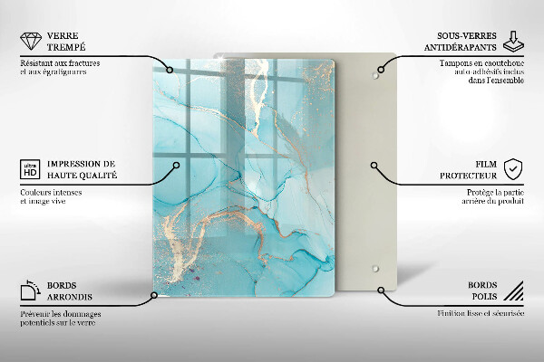 Glasskärbräda Påskdekorationer