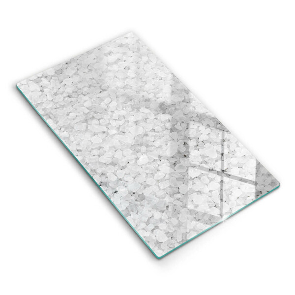 Glasskärbräda Saltkristaller