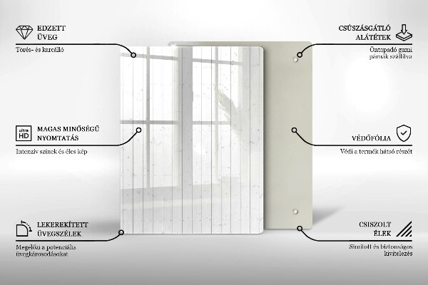 Glasskärbräda Holiday Frukt