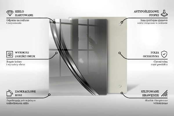 Glasskärbräda Färgglada frukter