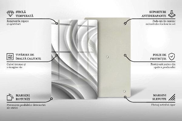 Glasskärbräda Geometriska linjer