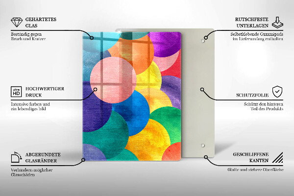 Glasskärbräda Geometriska linjer