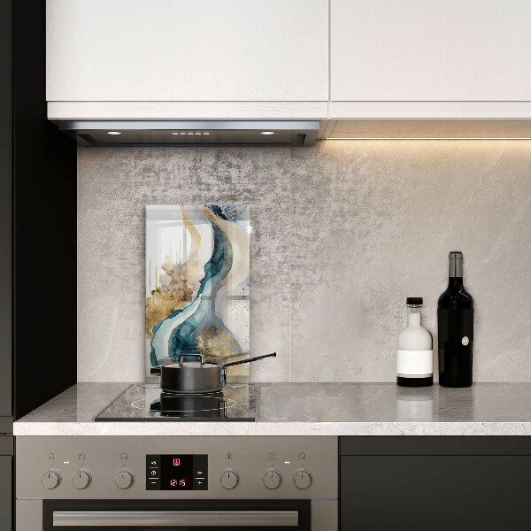 Glasskärbräda Färgad marmor