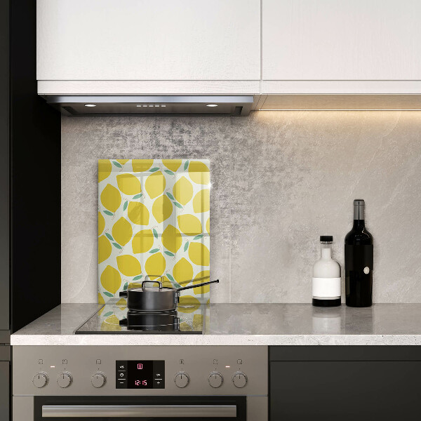 Glasskärbräda Tecknade citroner