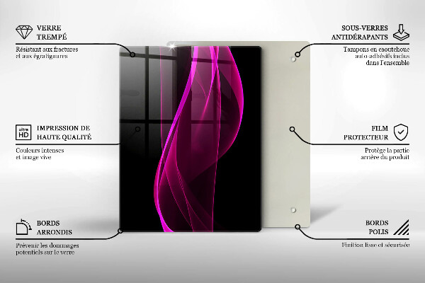 Glasskärbräda Italienska ingredienser och kryddor