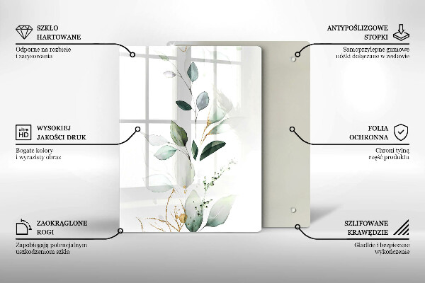 Glasskärbräda Gröna pumpor