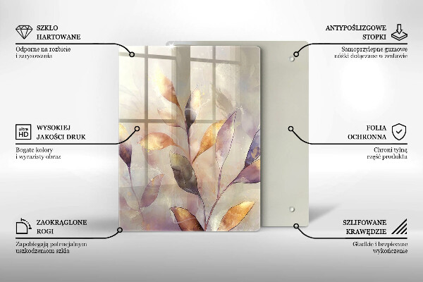 Glasskärbräda Grönsaker på bordet