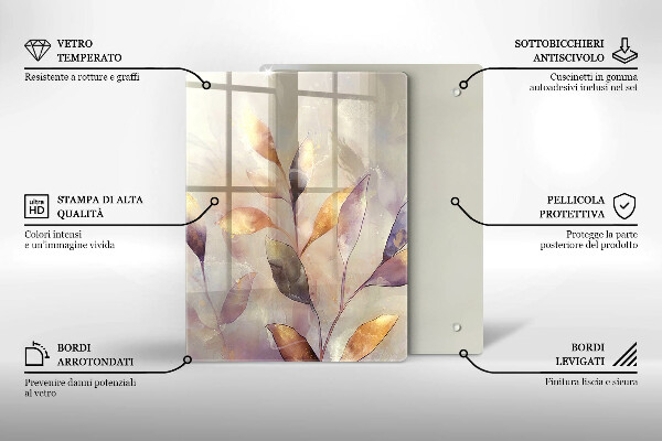 Glasskärbräda Grönsaker på bordet