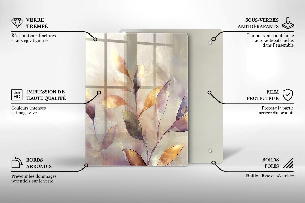 Glasskärbräda Grönsaker på bordet