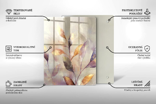 Glasskärbräda Grönsaker på bordet