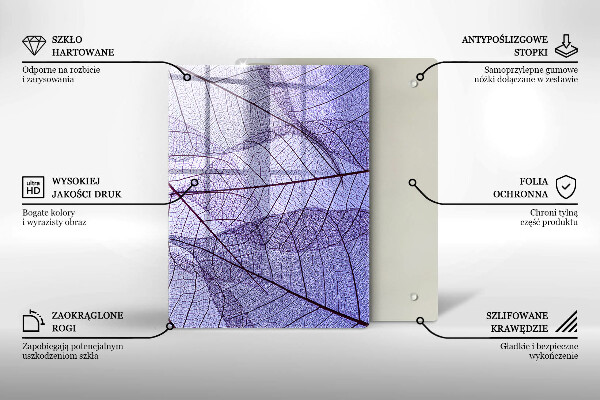 Glasskärbräda Grönsaker och kryddor