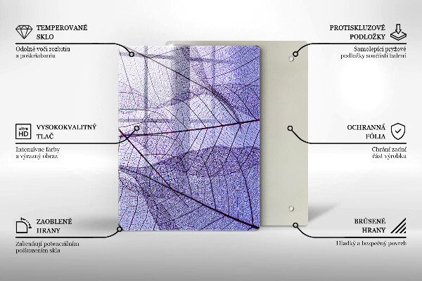 Glasskärbräda Grönsaker och kryddor