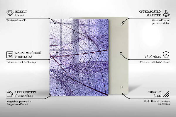 Glasskärbräda Grönsaker och kryddor