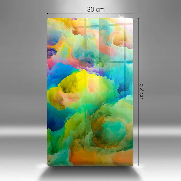 Glasskärbräda Färgglad abstraktion