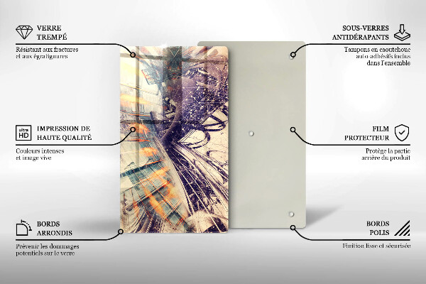 Glasskärbräda Modern komposition